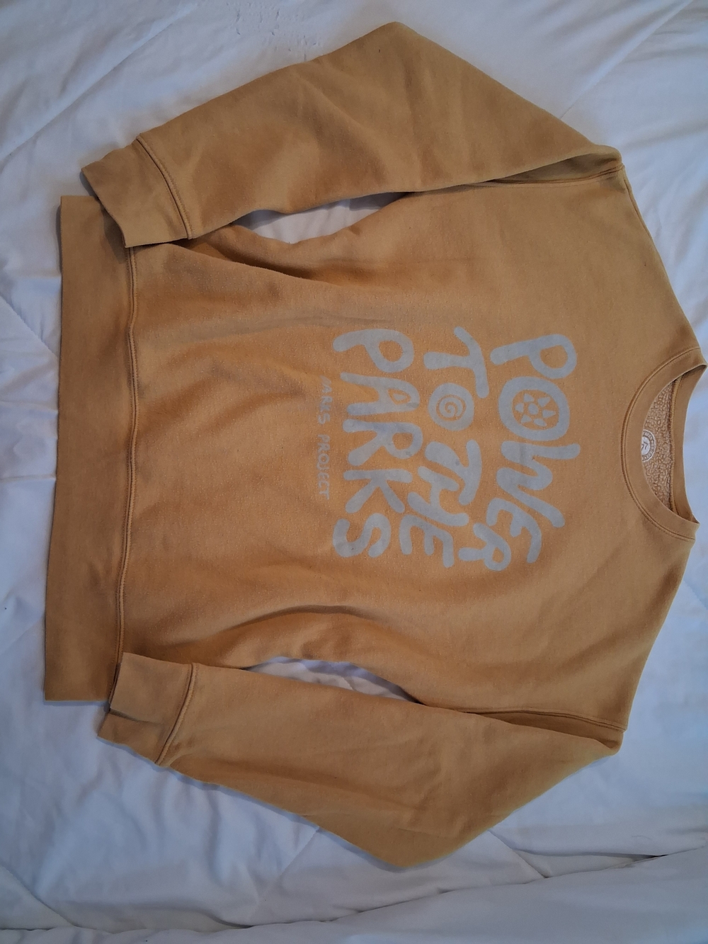 Parks Project Men's Crewneck Sweatshirt - Mustard